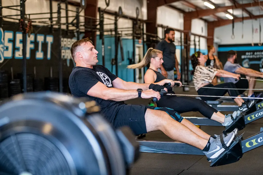CrossFit training at CrossFit Sabal Park in Tampa, FL